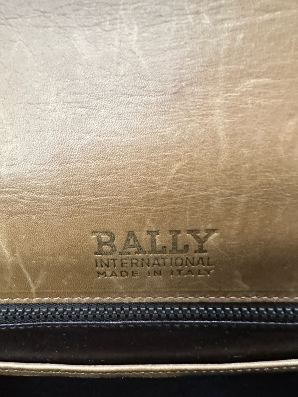 Vintage Bally International Canvas Leather Shoulder Bag 70s 80s w/ Box Dust Bag - Picture 14 of 14